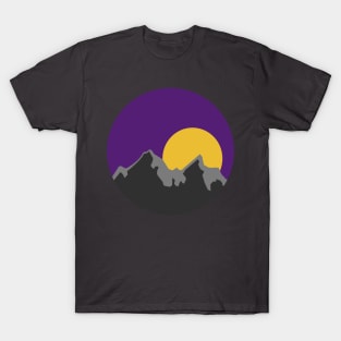 Violet Sky Mountain T-Shirt